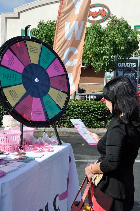 Breast Cancer Education at Northgate Market - Mammograms Save Lives