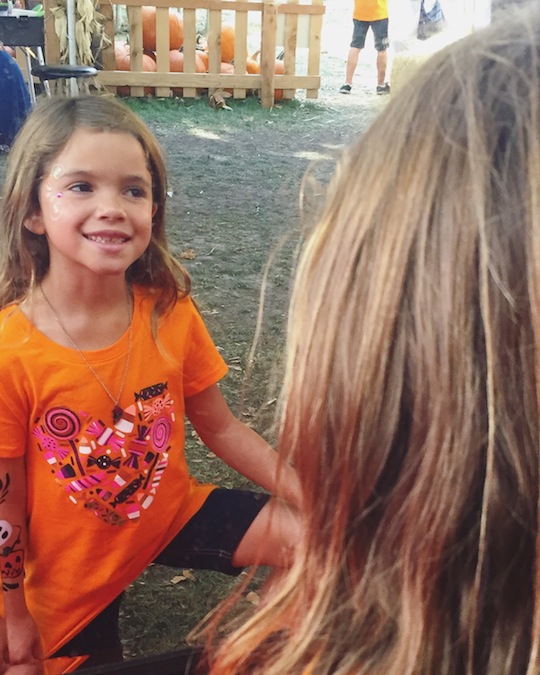 Face Painting - Pumpkin Patch Photos