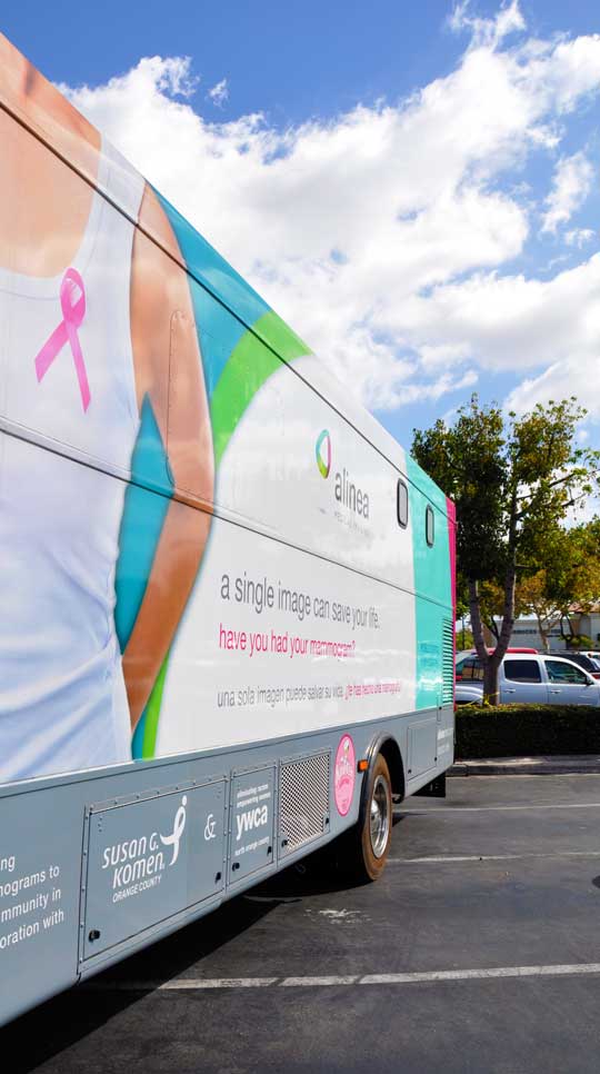 Mobile Mammography Unit - Mammograms Save Lives