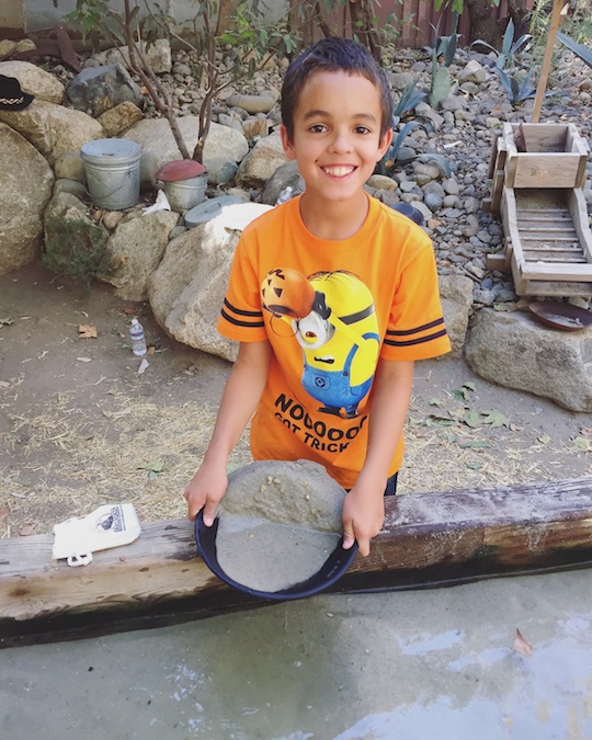 Panning for Gold - Pumpkin Patch Photos