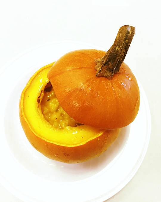 Pumpkin-Stuffed Risotto - Keeping Up with the Joneses