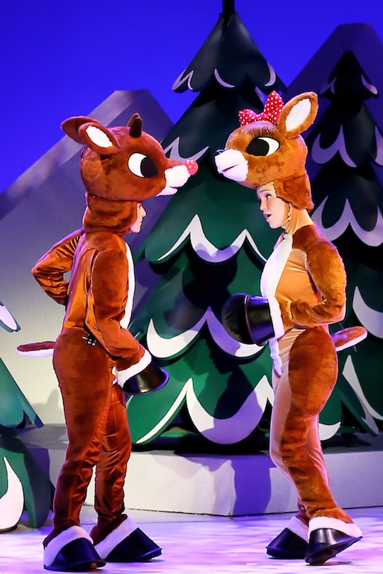 Rudolph the Red-Nosed Reindeer and Clarice 