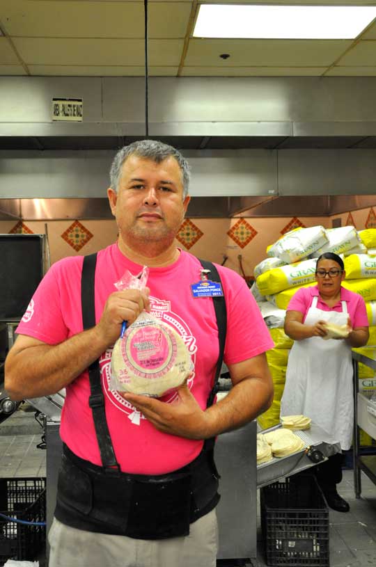 Tortillas at Northgate Market - Mammograms Save Lives