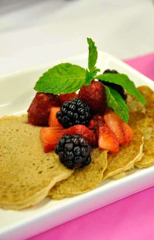 Whole Wheat Berry Crepes -  Mammograms Save Lives