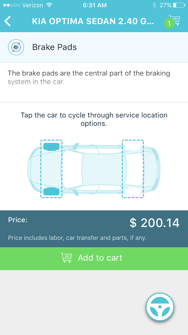 Brake Pads Service