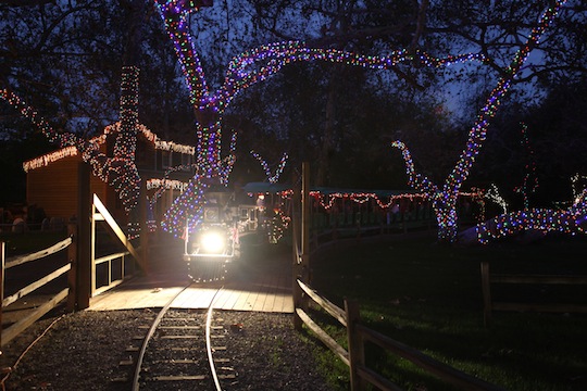 Christmas Train at Irvine Park