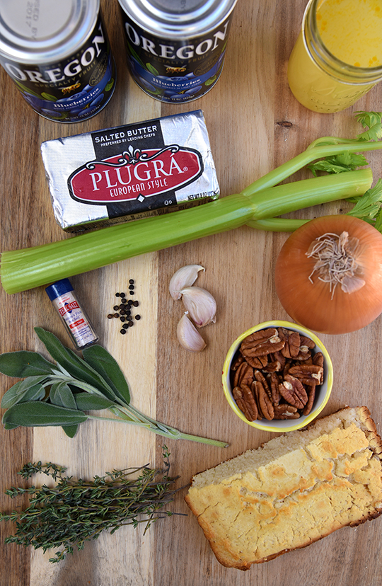Ingredients for Cornbread Stuffing