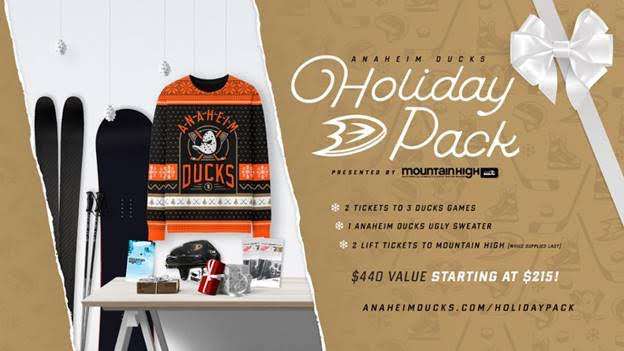Anaheim Ducks Holiday Pack