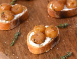 Goat Cheese and Cherry Crostini