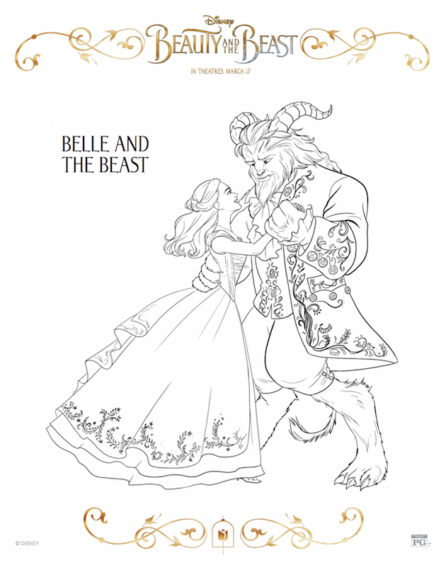 Belle and the Beast - Beauty and the Beast