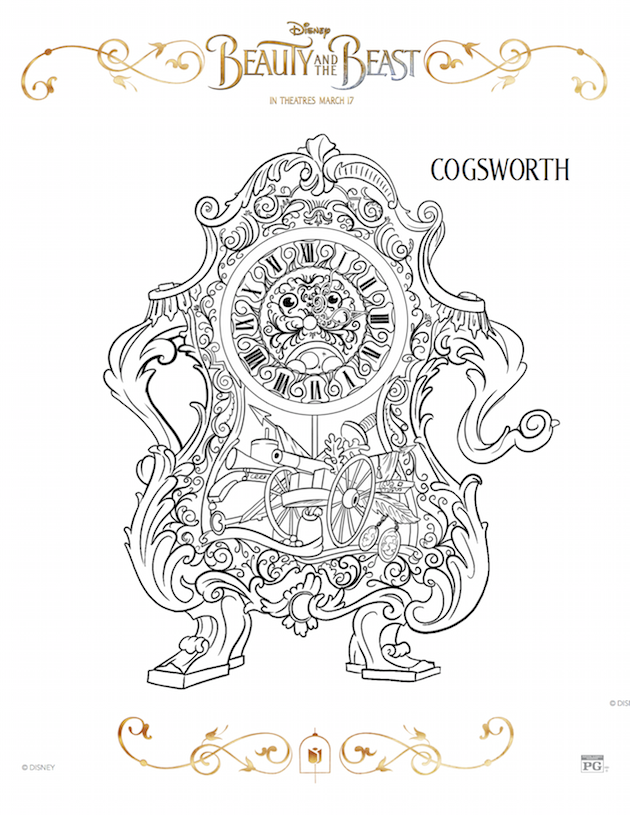 Cogsworth - Beauty and the Beast