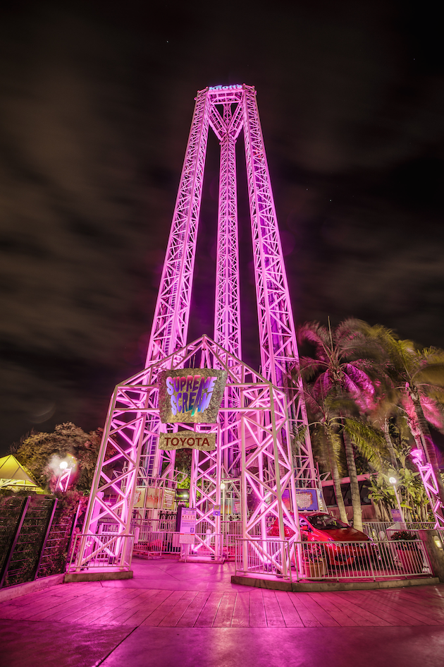 Knotts Supreme Scream Pink - Breast Cancer