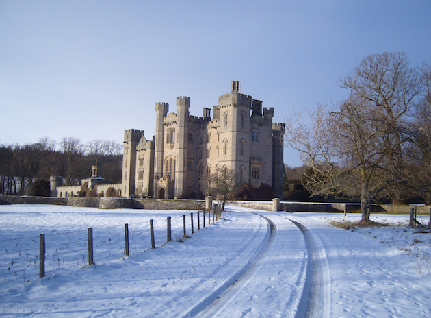 Winter at Duns Castle - Beauty and the Beast Giveaway