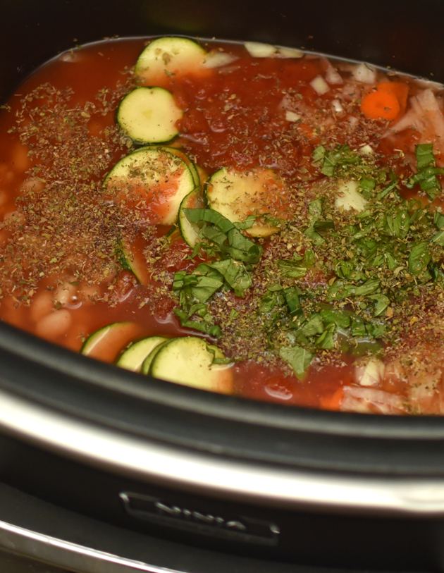 Cooking Minestrone Soup