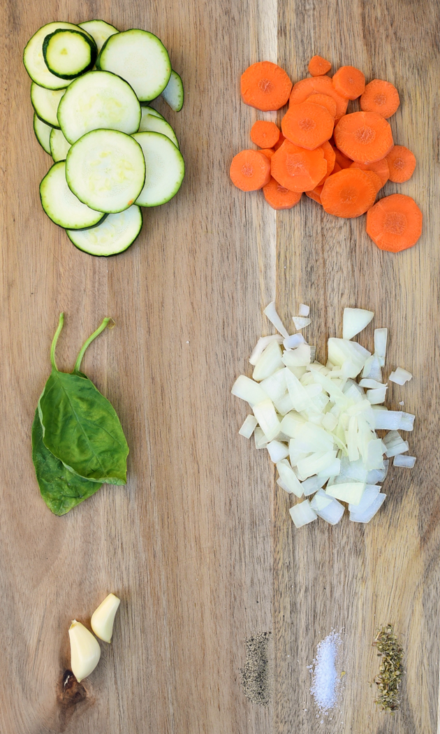 Fresh Vegetables - Crockpot Minestrone Soup