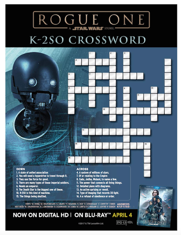 Rogue One Crossword