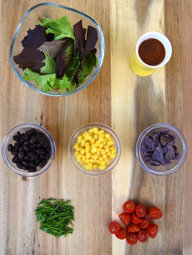 Barbecue Chicken Salad Ingredients