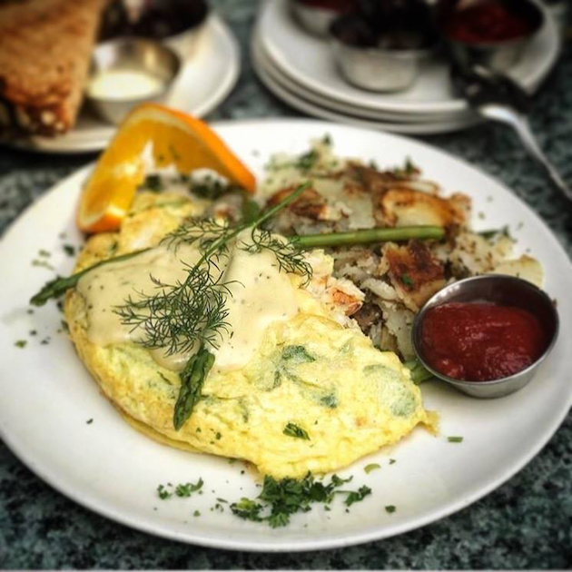 Dungeness Crab Omelette - Mother's Day Brunch