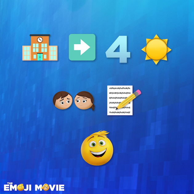Emoji Movie Worksheet Graphic