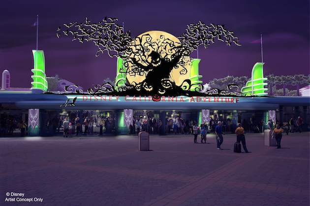 DCA Entrance Halloween