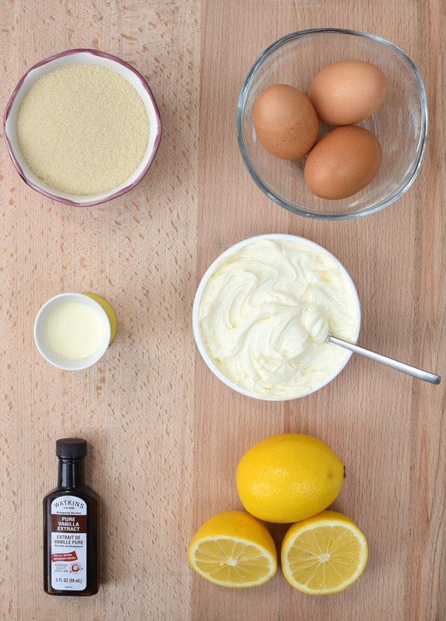 Meyer Lemon Pie Ingredients