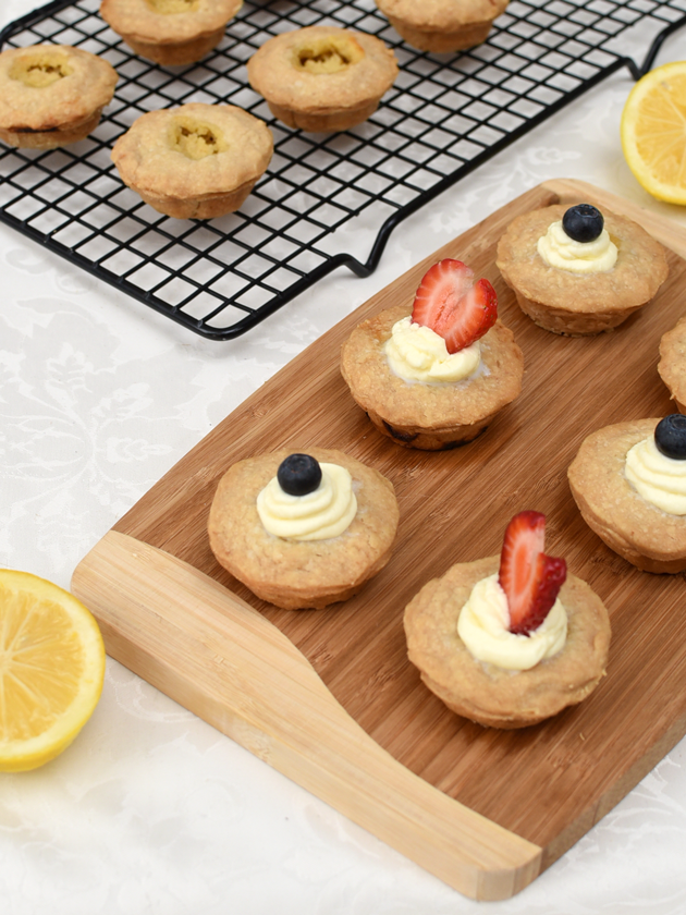 Mini Meyer Lemon Mascarpone Pies