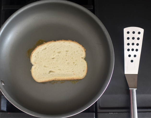 Cooking Cheese Toast