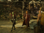 Gamora and Star Lord