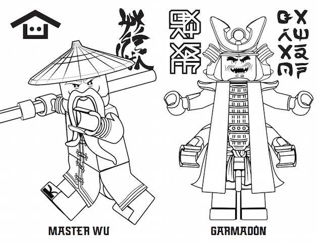 The Lego Ninjago Movie Printables