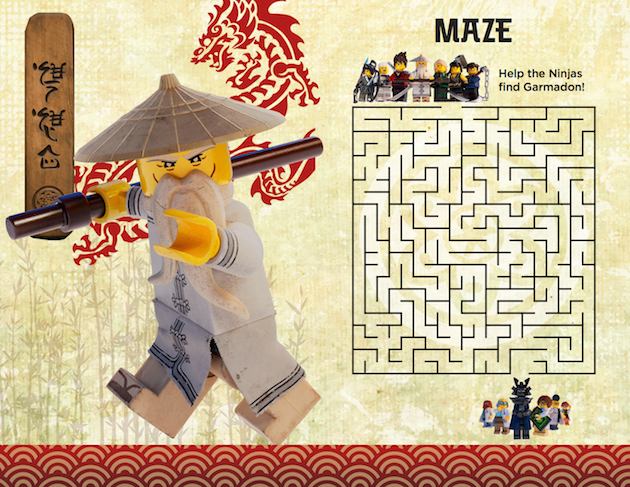 LEGO NINJAGO Maze