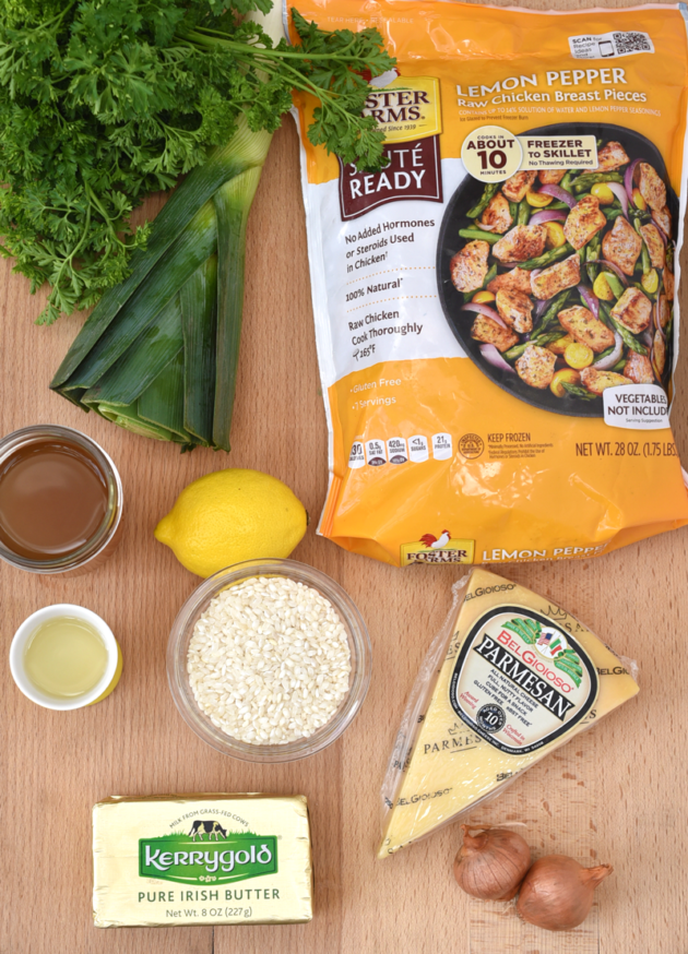 Lemon Pepper Risotto Ingredients