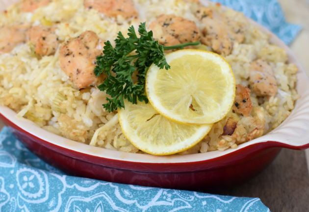 Lemon Pepper Risotto With Chicken