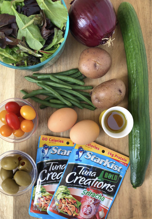 Tuna Nicoise Salad Ingredients