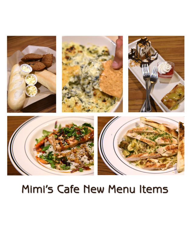 Mimis Cafe New Menu