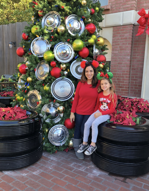 Cars Land Christmas Tree