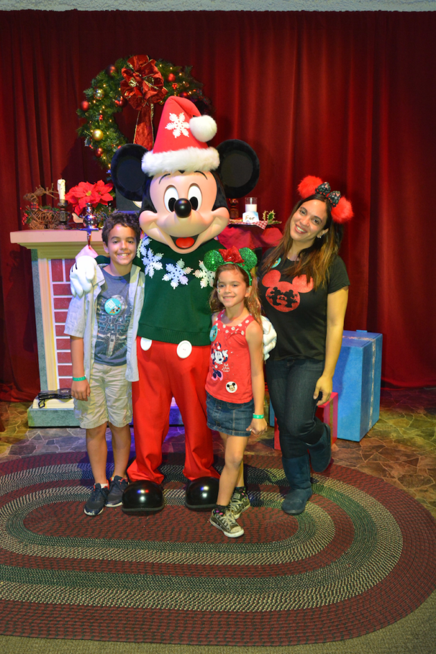 Family With Mickey Mouse