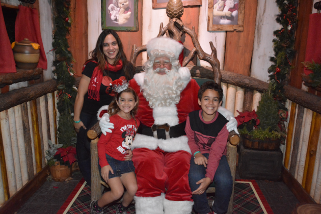 Family With Santa