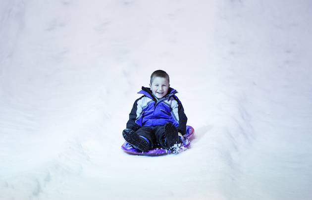 Ice Slide at Winter Fest OC