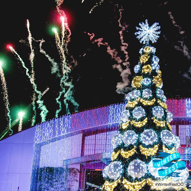 Tree at Winter Fest OC