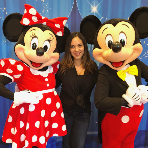 Mickey and Minnie at Disneyland