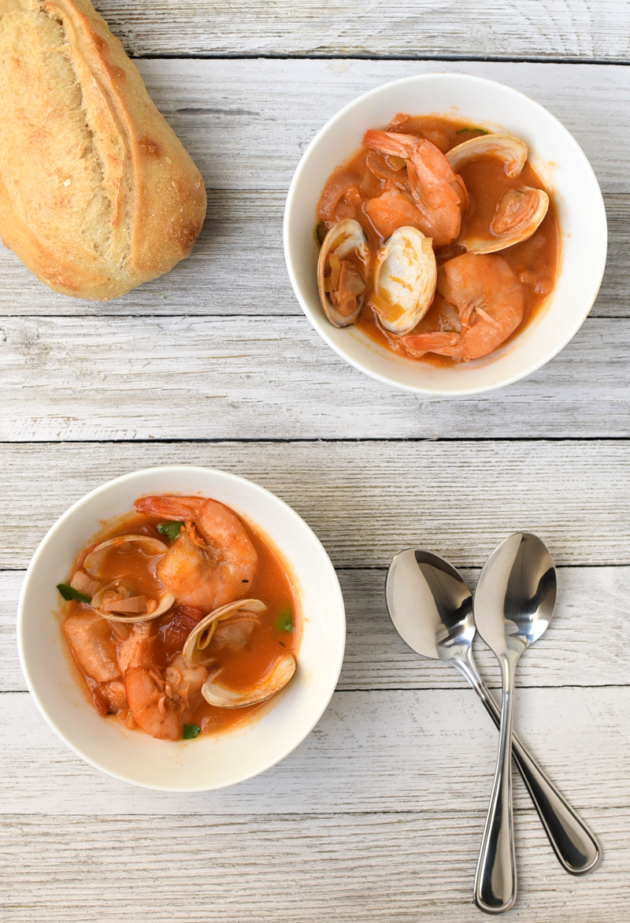 Seafood Stew With Sourdough