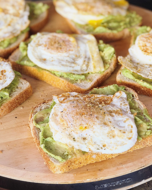 Avocado Toast With Fried Egg