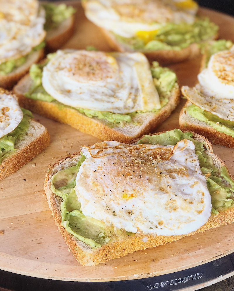 Avocado Toast With Fried Egg