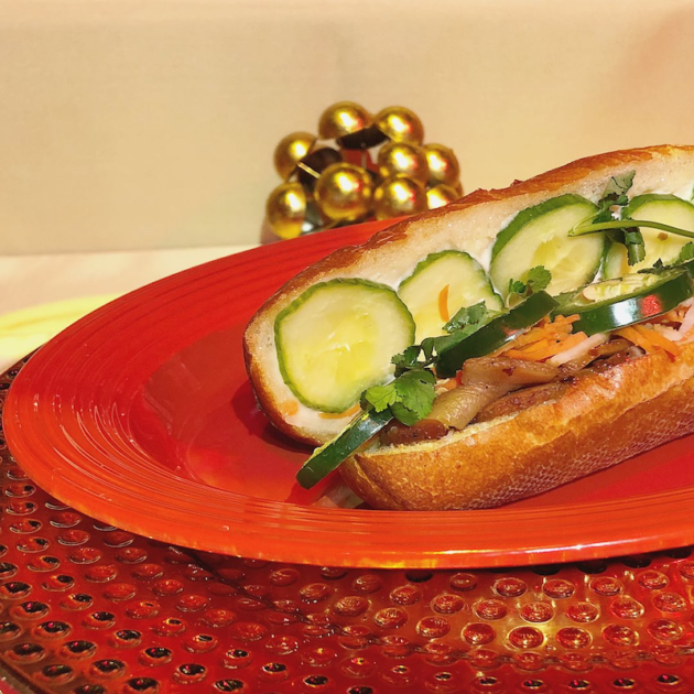 Banh Mi Pork Belly Sandwich