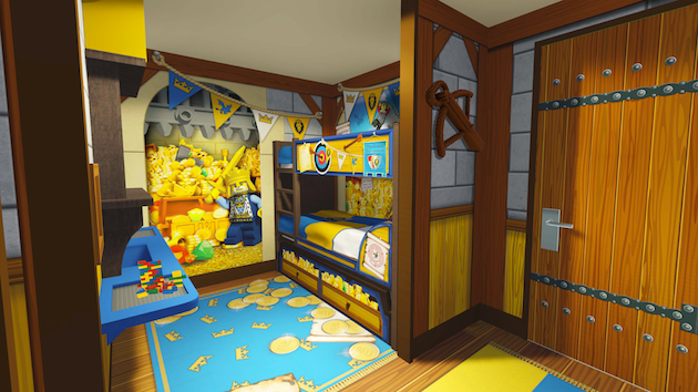 Legoland castle hotel knights and best sale dragons room