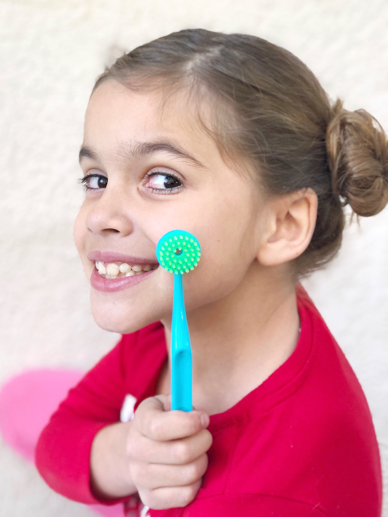 Girl With Tung Brush