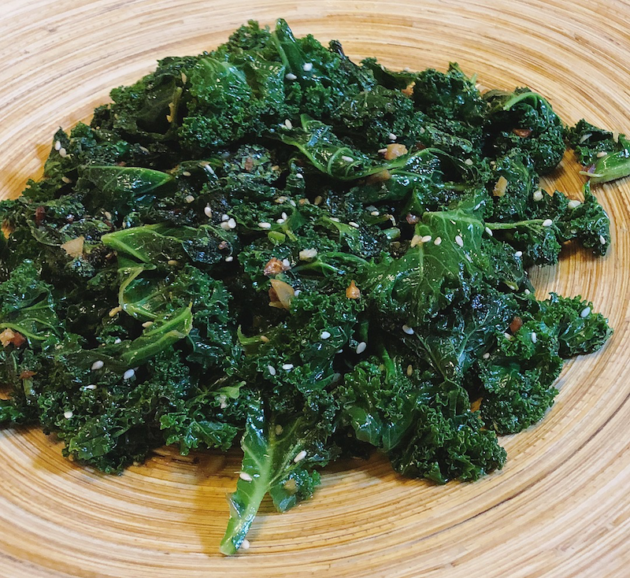 Kale With Ginger