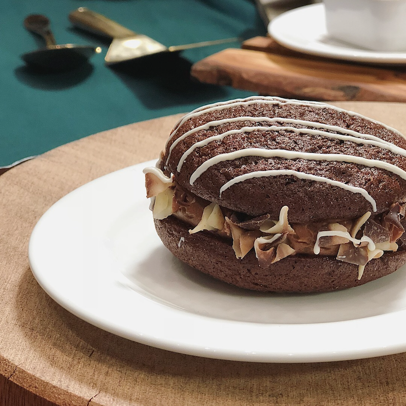 Bourbon Chocolate Whoopie Pie