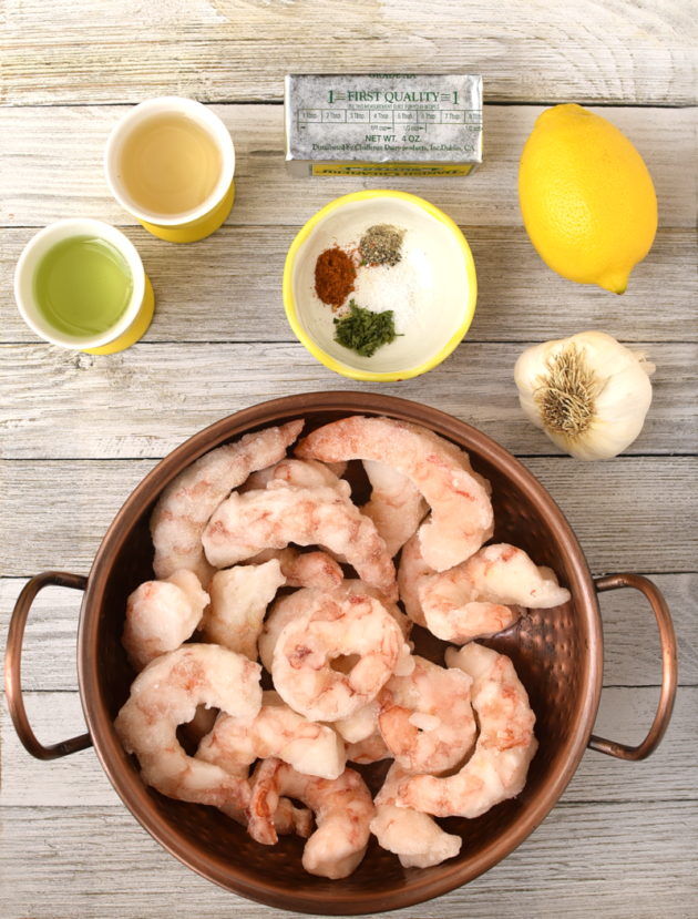 Garlic Shrimp Ingredients