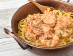 Gluten Free Garlic Shrimp Dish